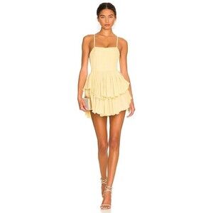 OW Collection Crush Dress Yellow | Size Small | New